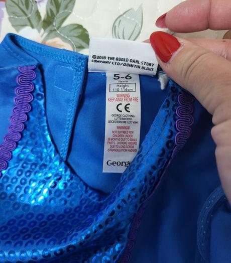 Karnevalové šaty roald dahl matilda na 5-6 rokov, 