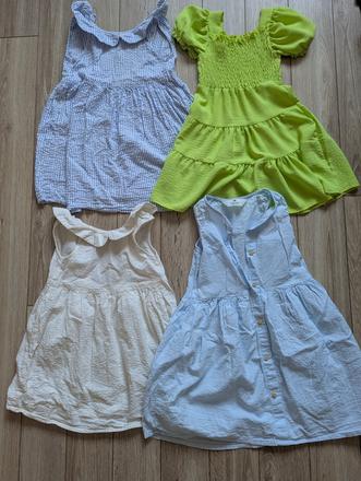 Dievcenske letne saty, h&m,116