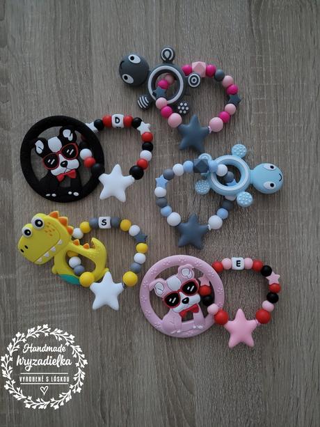 Retiazky na cumlík a hryzadielka,