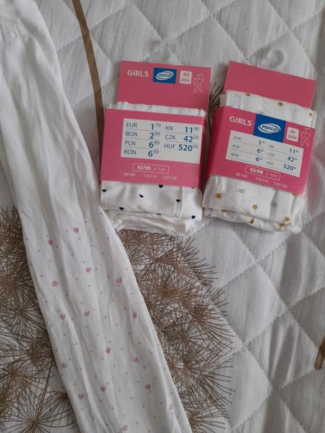 Silonky 3 ks - nove, pepco,92 / 98