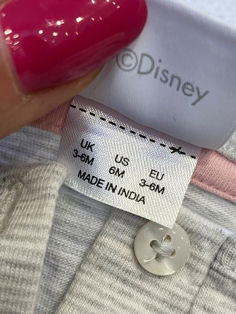 Dievčenský letný overal s motýľmi pásikavý  (68), disney,68