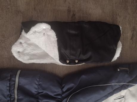 Fusak + rukávnik na kočík,