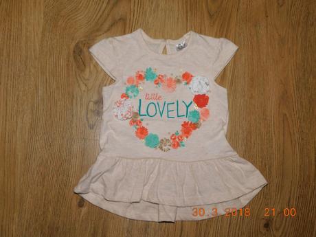 Tunika, tričko s krátkým rukávom -68, f&f,68