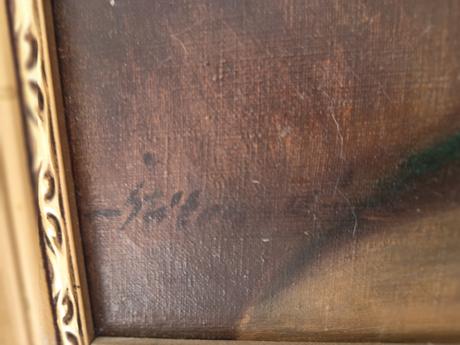 Kytica - krásna olejomalba, 