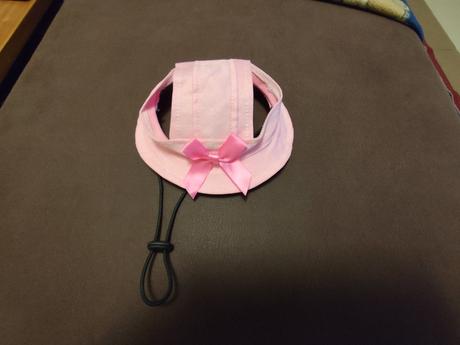 Bledo ružová čapica pre malého psíka, vel.m, 