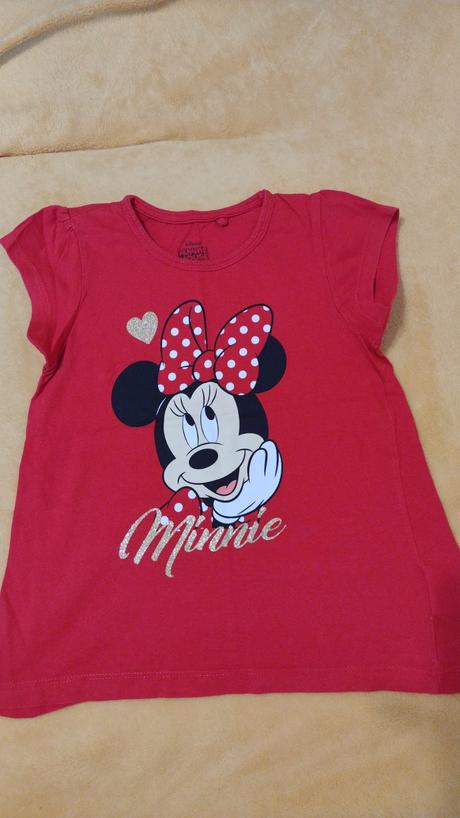 Tričko minnie 122/128, disney,122