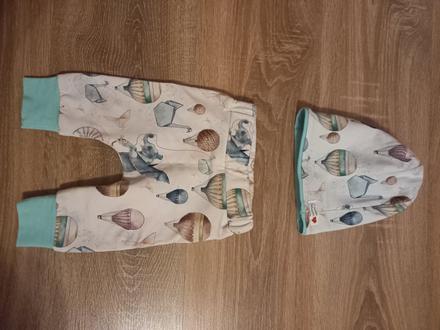 Set tepláky + čiapka, 62