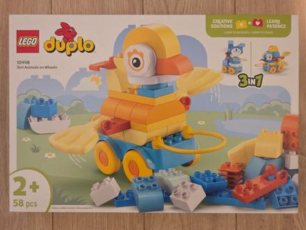 Lego duplo 10448 zvieratká na kolieskach, 