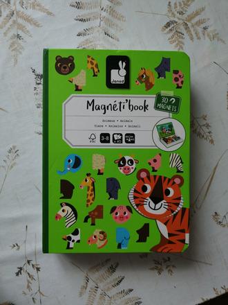 Magnetická kniha zvieratá janod,
