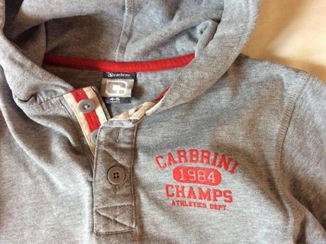 Športová mikina s kapucou v. 110/116, 110