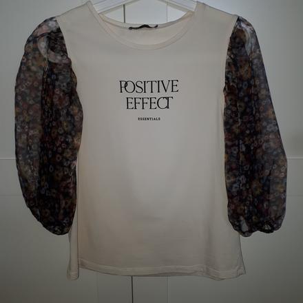 Tričko s balónovými rukávmi zara, zara,s