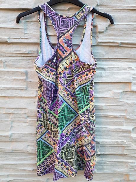 Letné vzorované šaty/tričko, s