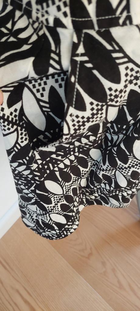 H&m ľanová sukňa, h&m,s