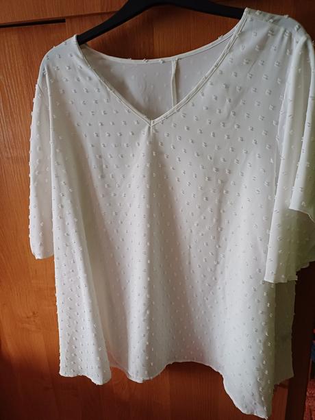Damska biela bluzka xxxl, xxxl