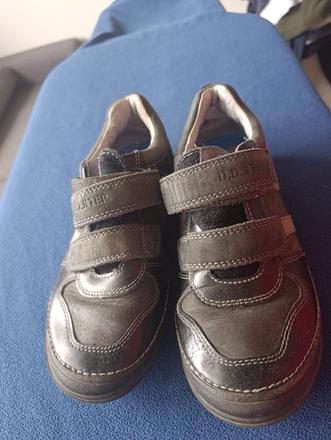 D.d. step kožené topánky na suchý zips, 34, vd 21, d.d.step,34