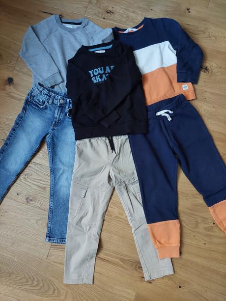 Rifle, nohavice, mikiny, 110