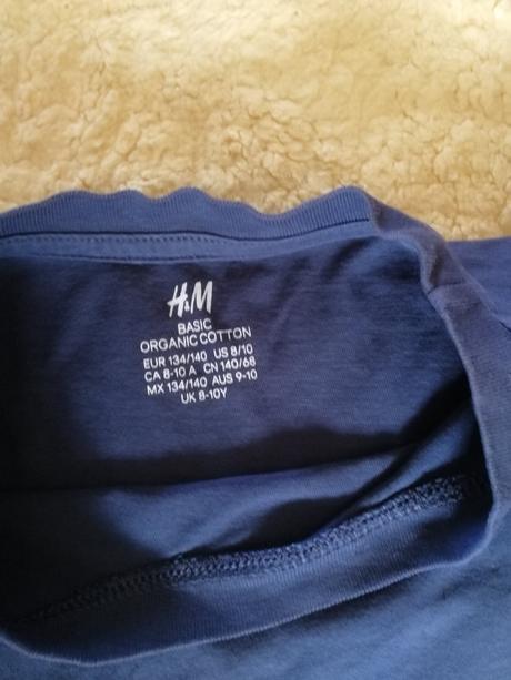 Bavlnené tricka, h&m,140