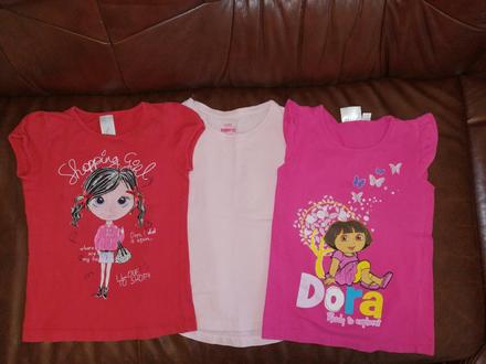 Predám nádherné tričká 3x, palomino,110