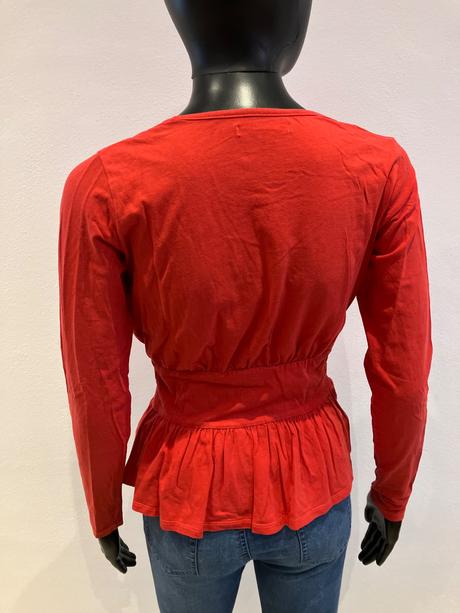 Dámske tričko s volánom (xs), xs