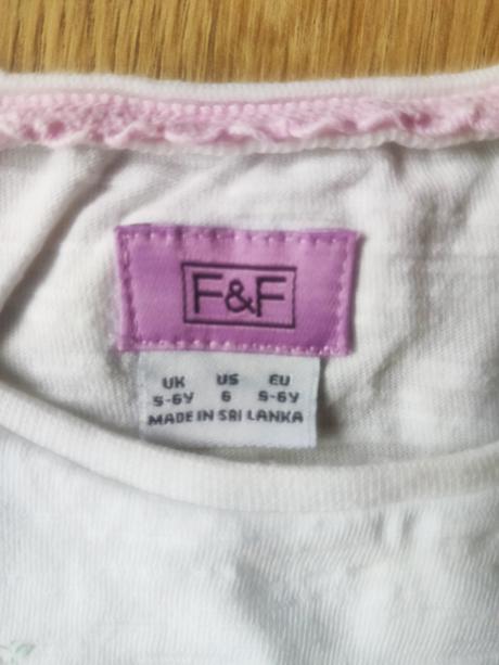 Tričko - f&f, veľ. 116, f&f,116
