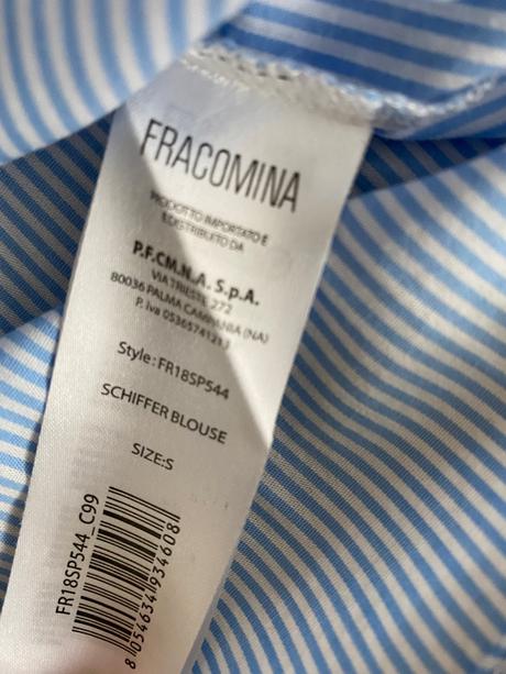 Modra blúzka, fracomina,s
