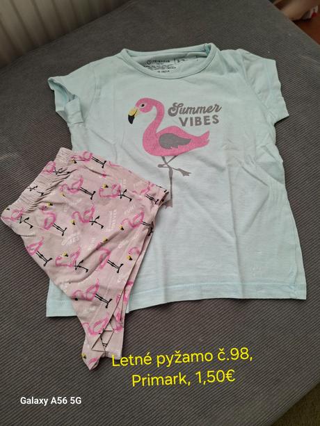 Letné pyžamo č.98, primark,98