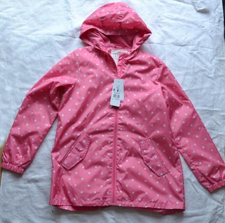 Ružový bodkovaný pršíplásť, f&f,152