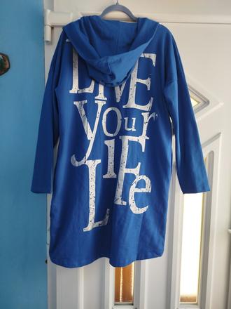 Modrý kardigán 40/42, bonprix,l