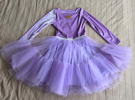 Zuppa šaty luna lila 122/128, 128