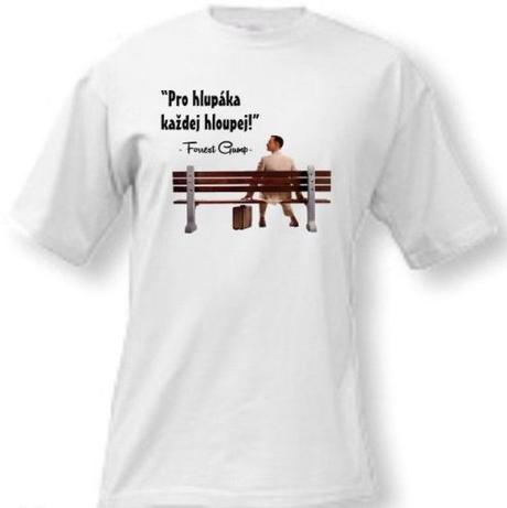 Tričko - forrest gump - veľ. l, l