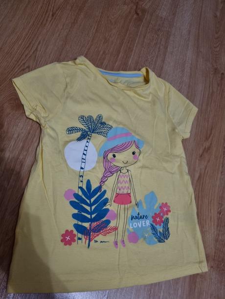 Žlté tričko, f&f,110 / 116
