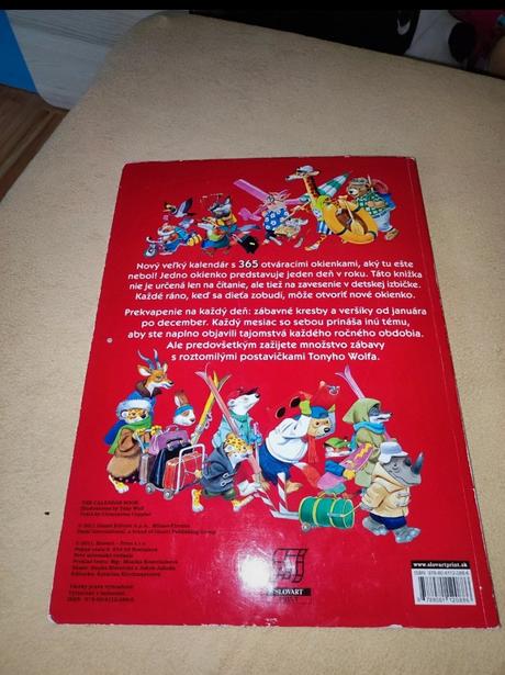 Detský kalendár 12 mesiacov kniha, 