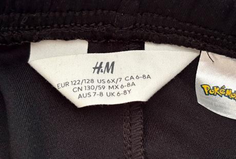 Pokémon dres veľ. 122/128, h&m,128