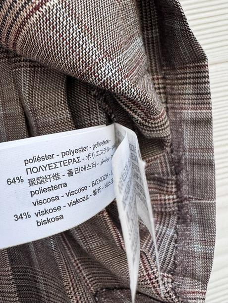 Zara - károvaný kostým, zara,164