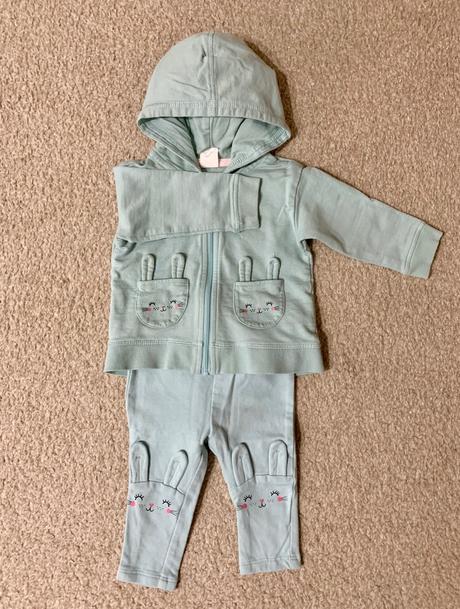 Mikina a legíny hm, h&m,68