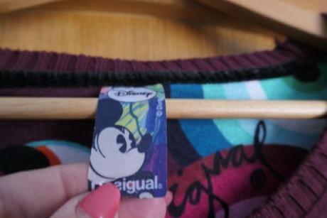 Desigual mickey original stylovy, trendy sveter m, desigual,m