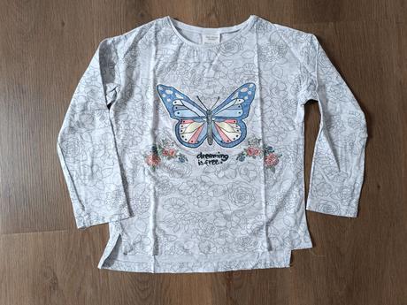 Tričko s dlhým rukávom, zara,122