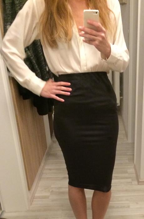 Sukňa efekt brúsenej kože, 36