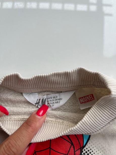 Spiderman mikina, h&m,92