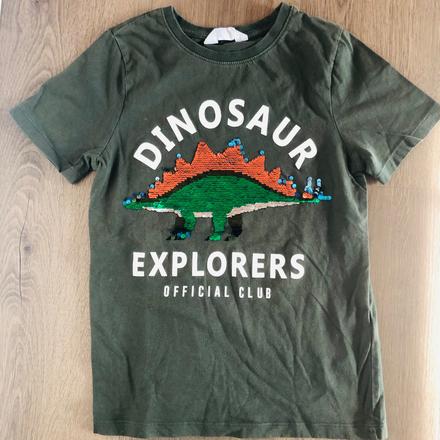 Tricko dinosaurus, h&m,134