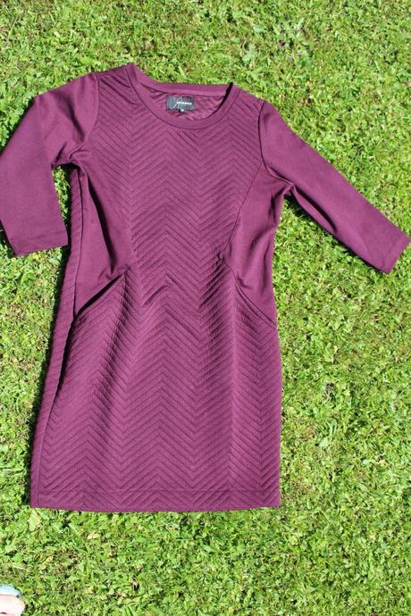 Slivkové oversized šaty, reserved,m