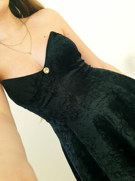 Čierne šaty s/m, s