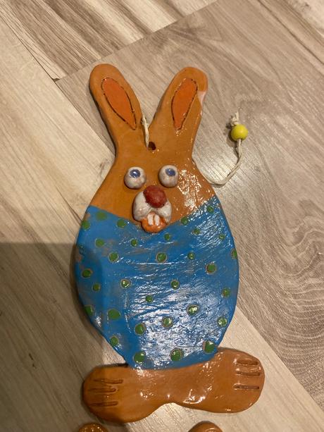 Závesný veľkonočný zajac dekorácia darček vianoce, 