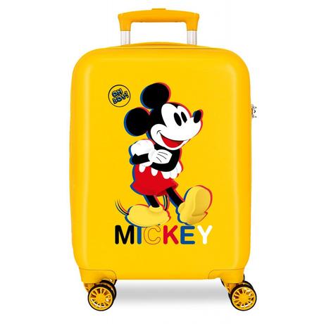 Luxusný detský abs cestovný kufor mickey mouse 3d, 