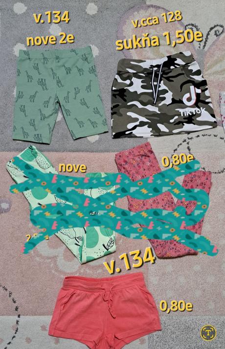 Leginy, sukna, kratasy, 134
