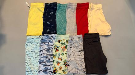 Balík kraťasov veľkosť 122/128, 122–134