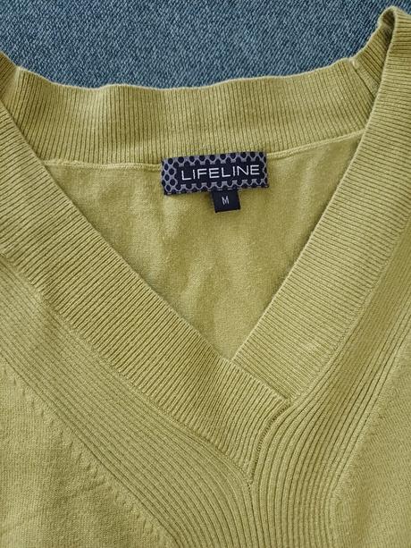 Limetkový sveter, m