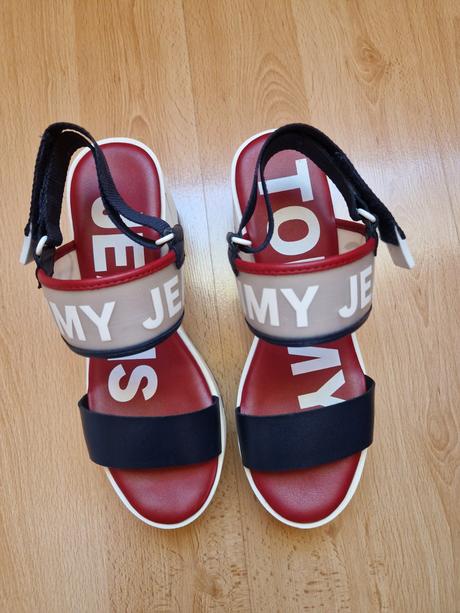 Sandále tommy jeans, tommy hilfiger,37