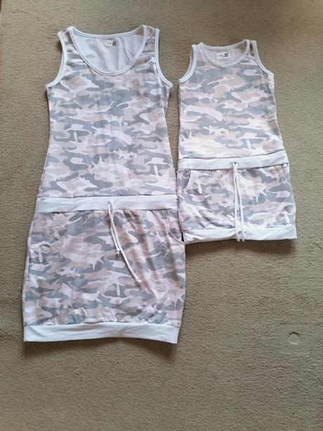 Šaty mama a dcéra, s