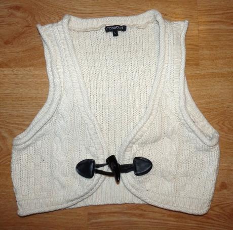 Pletená vesta, l